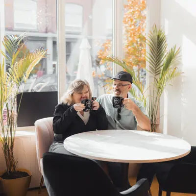 Couple at The King Street Café