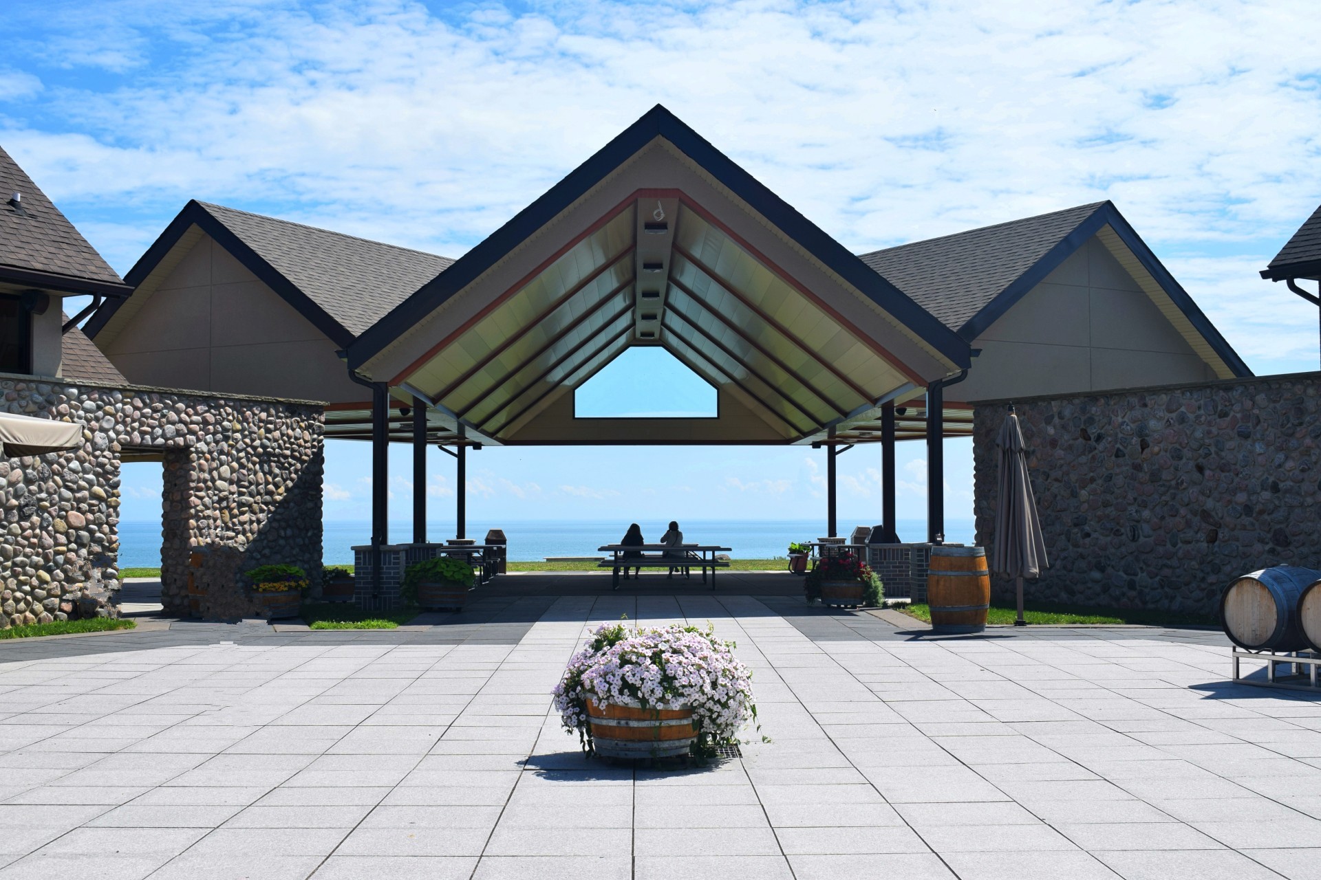 Winery overlooking Lake Erie