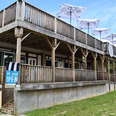 Patio at The Wreck at Colchester Harbour
